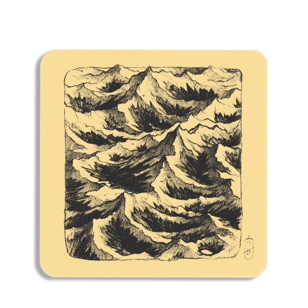 Podtácek  s potiskem Antarctic Mountains