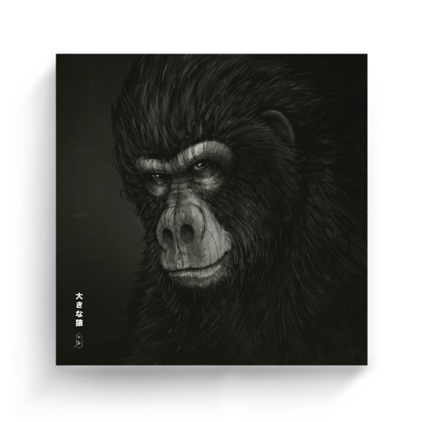 Fotoplátno čtverec s potiskem Big Ape III