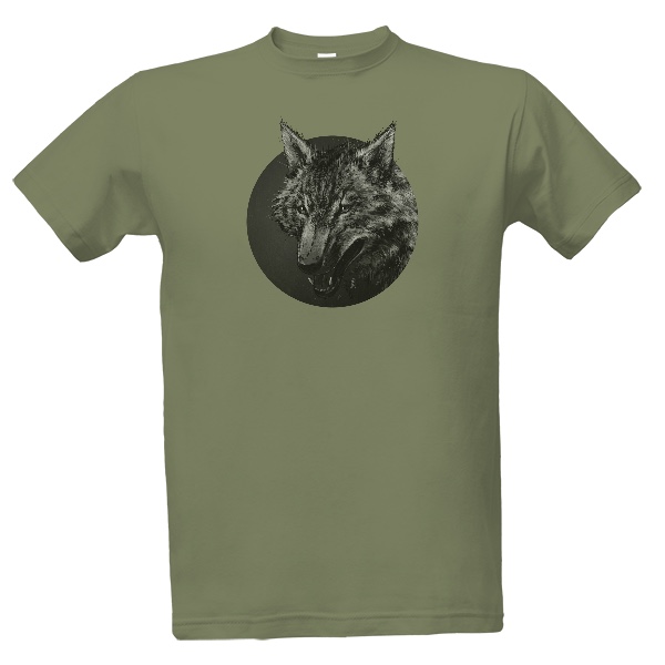 Big Wolf" Tričko Pánské