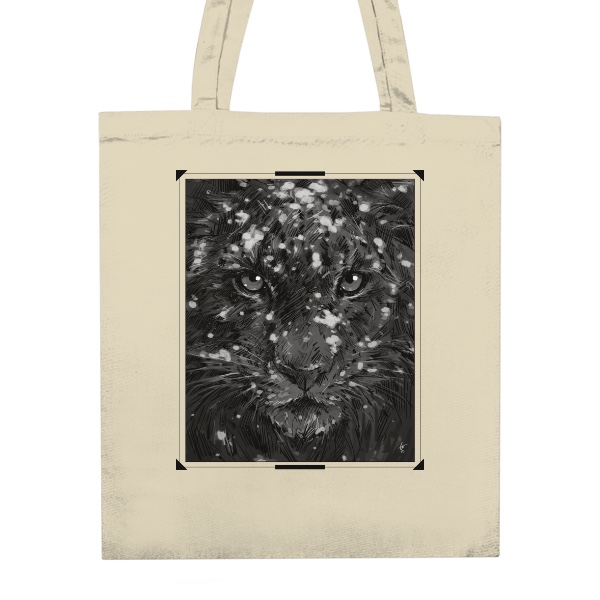 Nákupní taška unisex s potiskem Black Panter (Taška)