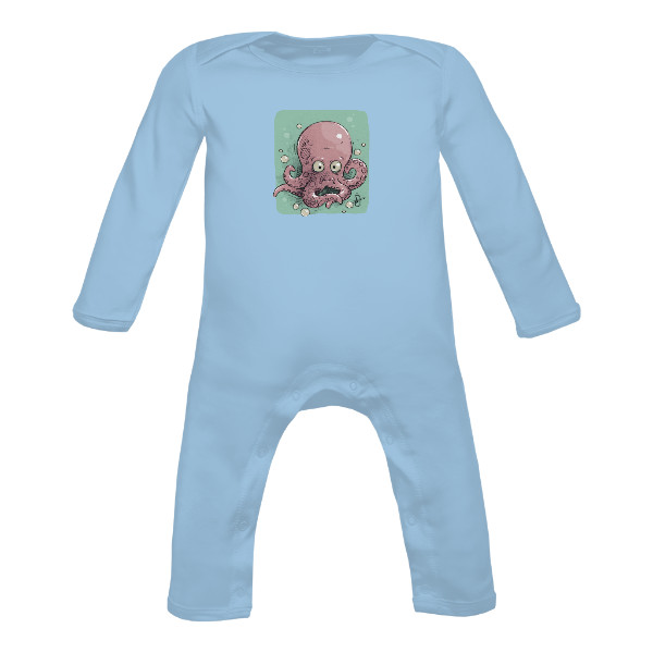 Dětské body Long  s potiskem Chobotnička (Dětské Dupačky)