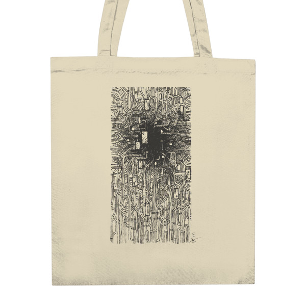 Nákupní taška unisex s potiskem Don't Be Robot