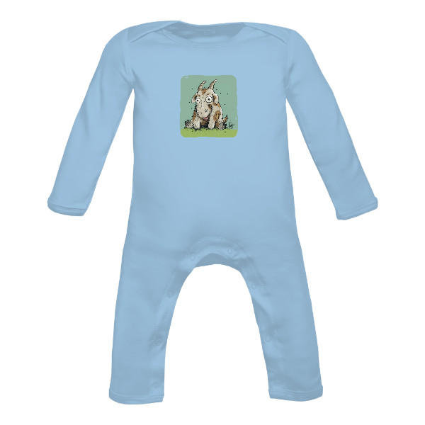 Dětské body Long Organic s potiskem Kozlík (Dětské Dupačky)