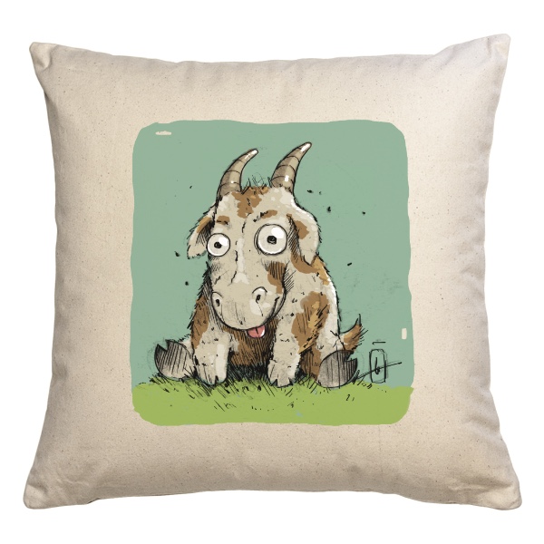Polštář bavlněný  s potiskem Kozlík (Polštářek)