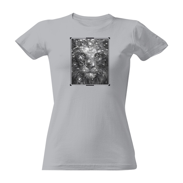 Tričko s potiskem Lion (Dámské Triko)
