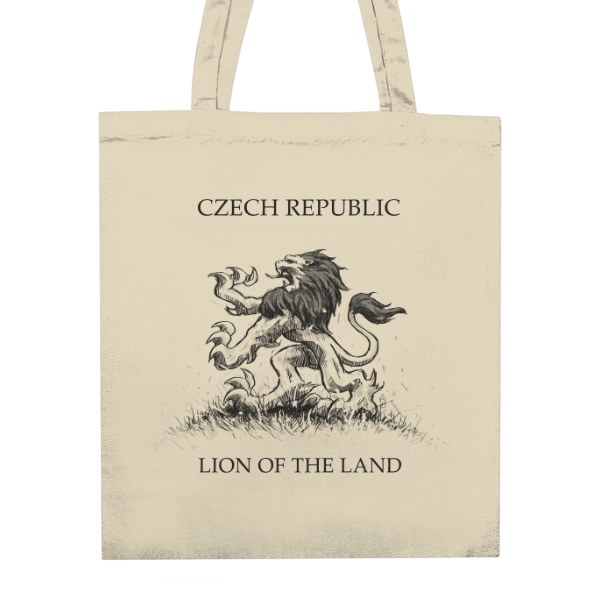Nákupní taška unisex s potiskem Lion of the Land (Taška)
