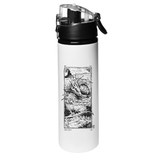 Sportovní kovová láhev  s potiskem Lochness