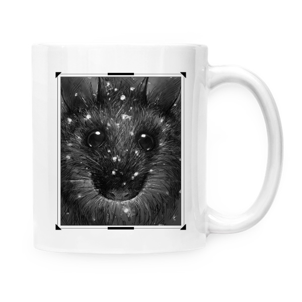 Hrnek malý bílý s potiskem Mouse (Hrníček)