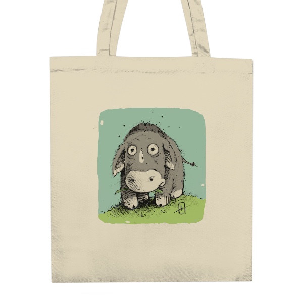 Nákupní taška unisex s potiskem Oslík (Taška)