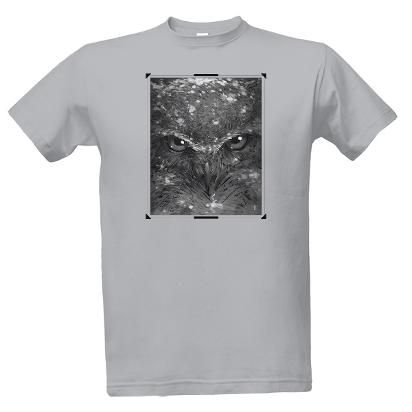Tričko s potiskem Owl (Pánské Triko)