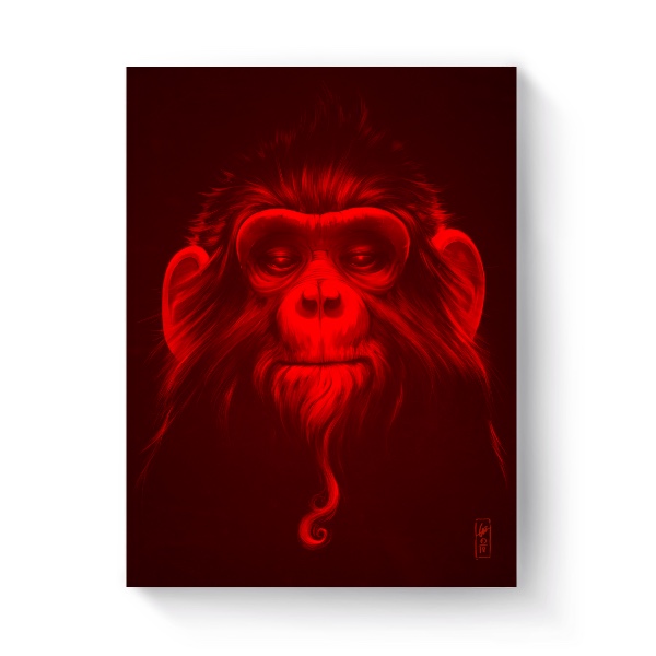 Red Monkey (Plátno)