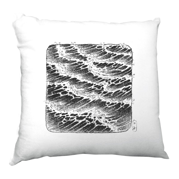 Sea Waves" Polštářek
