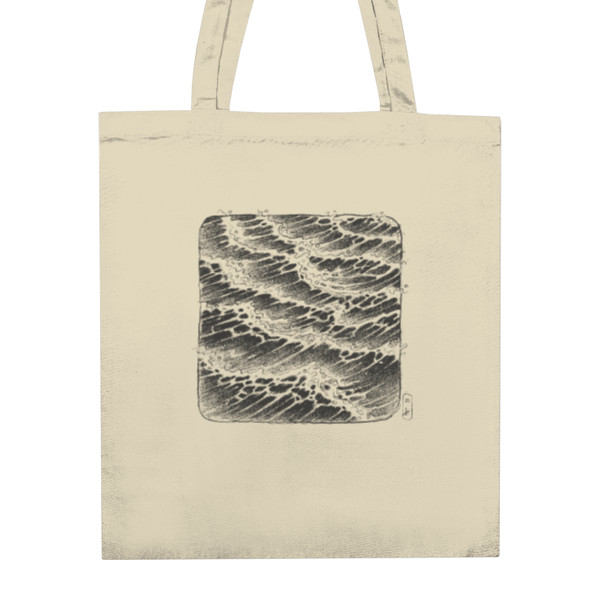 Nákupní taška unisex s potiskem Sea Waves