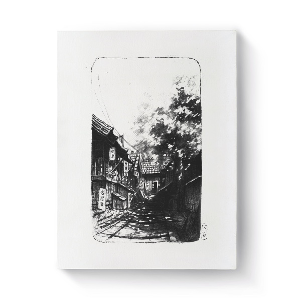 Fotoplátno 3:4 s potiskem Small Street