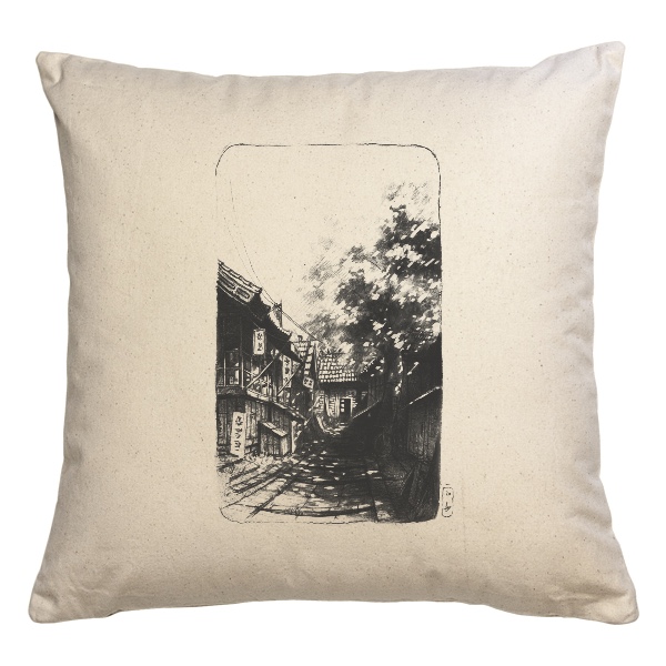 Polštář bavlněný  s potiskem Small Street