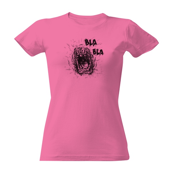 Tričko s potiskem Smart BlaBla (Dámské Triko)