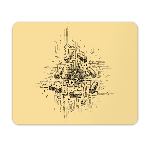 Podložka pod myš s potiskem Survaillance