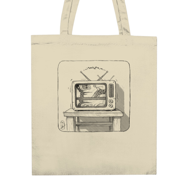 Nákupní taška unisex s potiskem Telievision