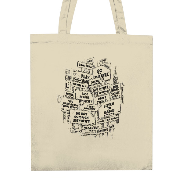 Nákupní taška unisex s potiskem They Lie, We Sleep – Taška