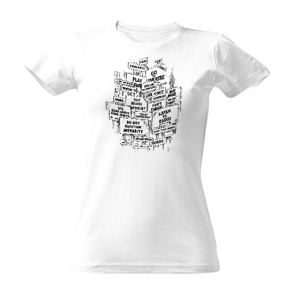 Tričko s potiskem They Lie, We Sleep – Tričko Dámské