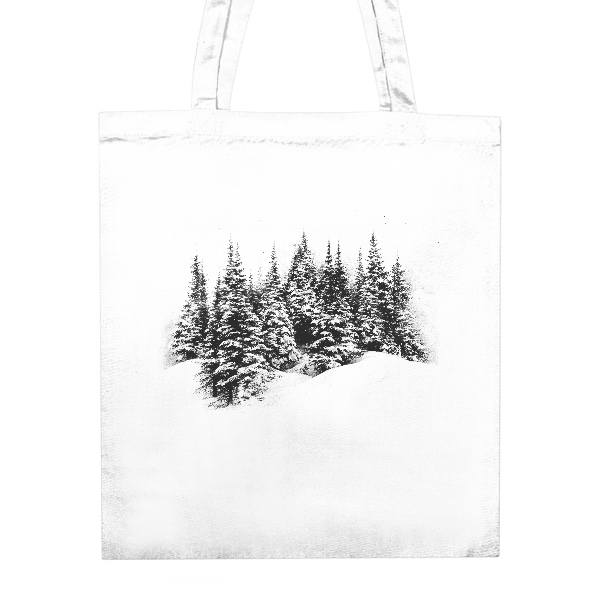 Nákupní taška unisex s potiskem Winter Trees (Taška)