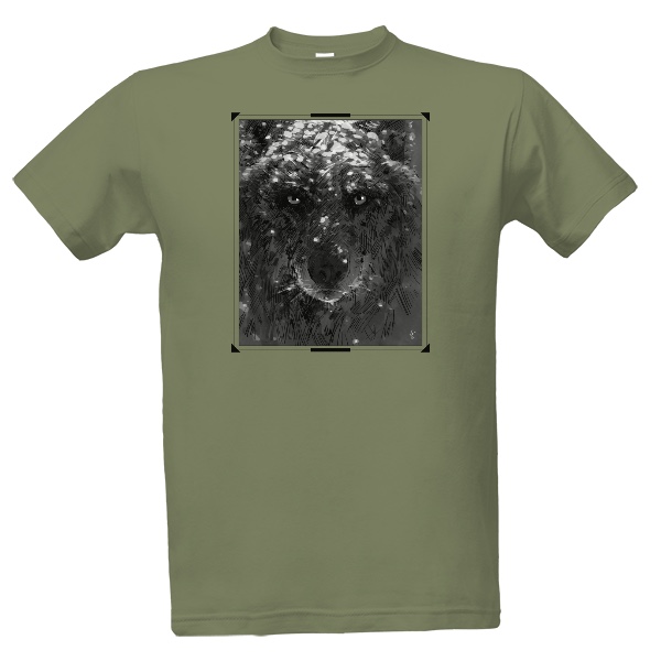 Tričko s potiskem Wolf (Pánské Triko)