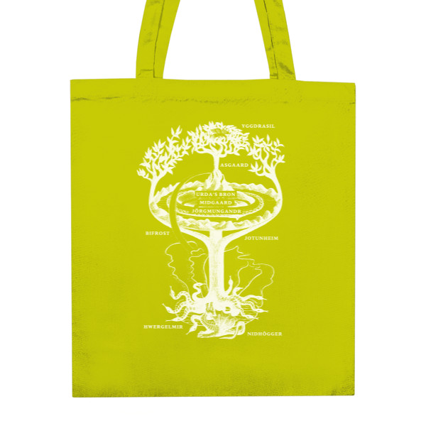 Nákupní taška unisex s potiskem Yggdrasil (Taška)
