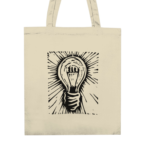 Nákupní taška unisex s potiskem Žárovka